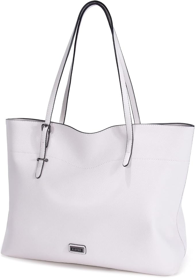 K.EYRE Women's Soft Faux Leather Tote Bag Purse Handbags Wallet Tote Shoulder Bag Purse Large Cap... | Amazon (US)