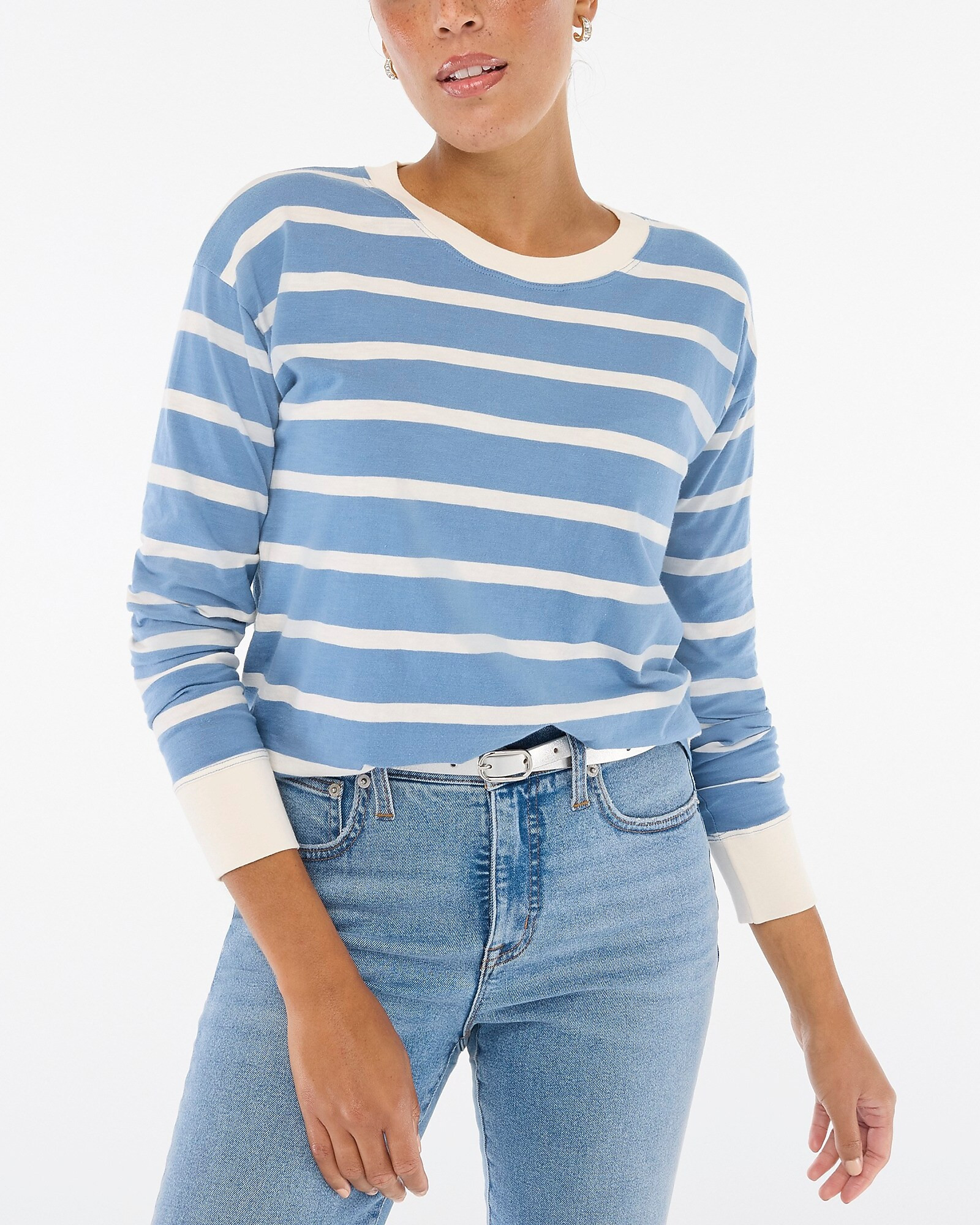 Long-sleeve striped tee | J.Crew Factory