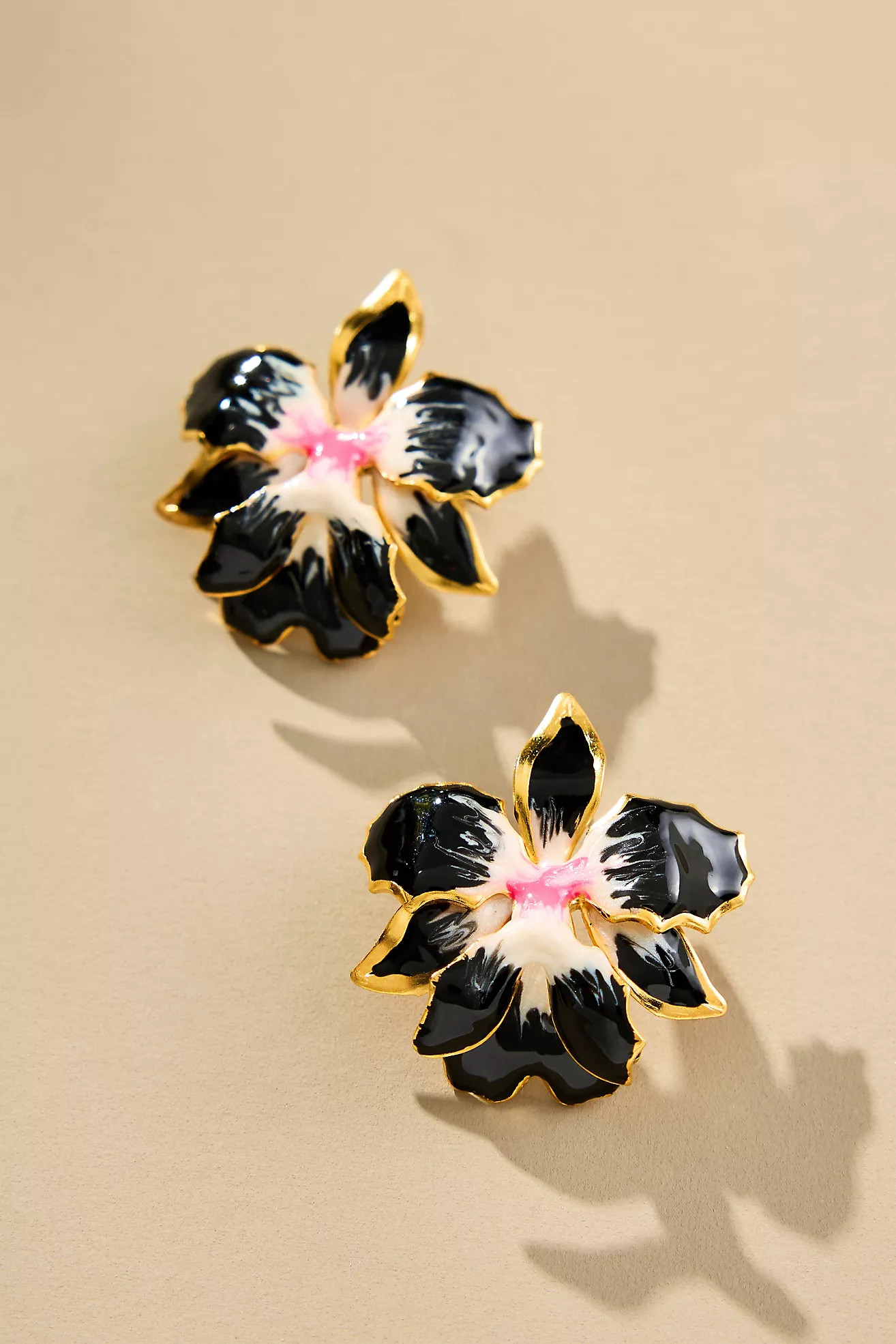The Pink Reef Vanilla Orchid Post Earrings | Anthropologie (US)