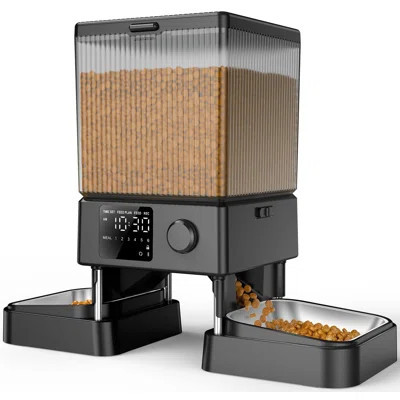 Automatic Cat Feeder For 2 Cats, 20 Cups/5L Automatic Cat Food Dispenser For Small Pets Indoor, Timed Cat Feeder For Dry Food | Wayfair North America