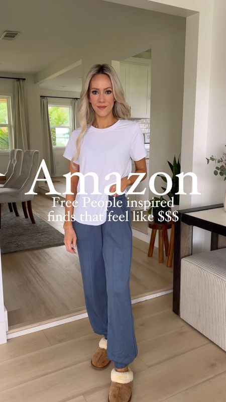 Free people inspired loungewear. Everything fits true to size. 

Free people shorts, free people look for less, free people dupe, loungewear, athletic shorts, athletic joggers, workout clothes, white tee, workout top, Amazon workout clothes 

#LTKFitness #LTKFindsUnder50 #LTKStyleTip