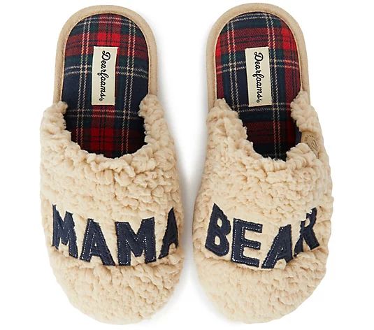 Dearfoams Mama Bear Clog Slippers | QVC