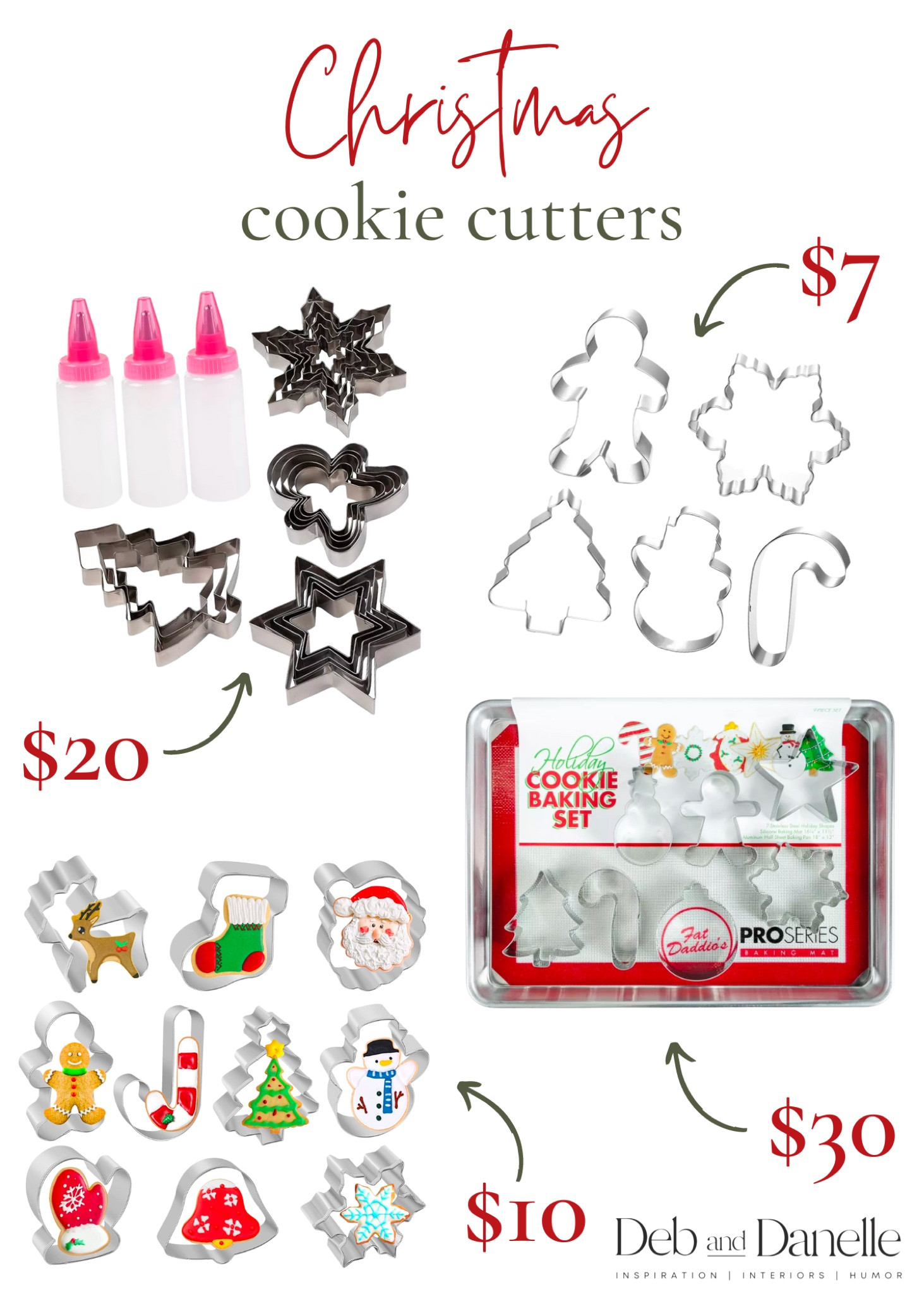 Christmas cookie cutters! 

Cookie cutters, holiday cookie cutters, Christmas cookie cutters, Deb and Danelle 

#LTKhome #LTKHoliday #LTKSeasonal