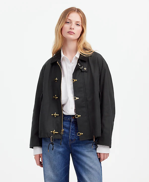 Madewell x Alpha Industries Waxed Cotton Car Coat | Madewell | Madewell