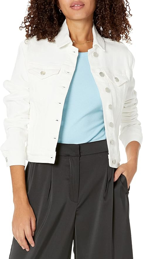 The Drop Women's Jai Cropped Denim Jacket | Amazon (US)