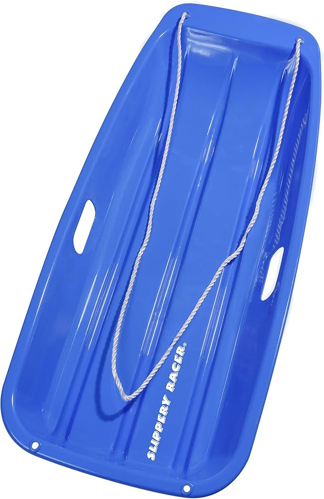 Slippery Racer Downhill Sprinter Flexible Kids Toddler Plastic Cold-Resistant Toboggan Snow Sled ... | Amazon (US)