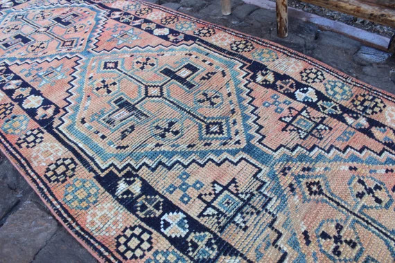 Turkish Runner,  Runner Rug, Antique Rug, Herki Runner, Handmade Rug, Oushak Rug, Turkish Rug, Ha... | Etsy (US)