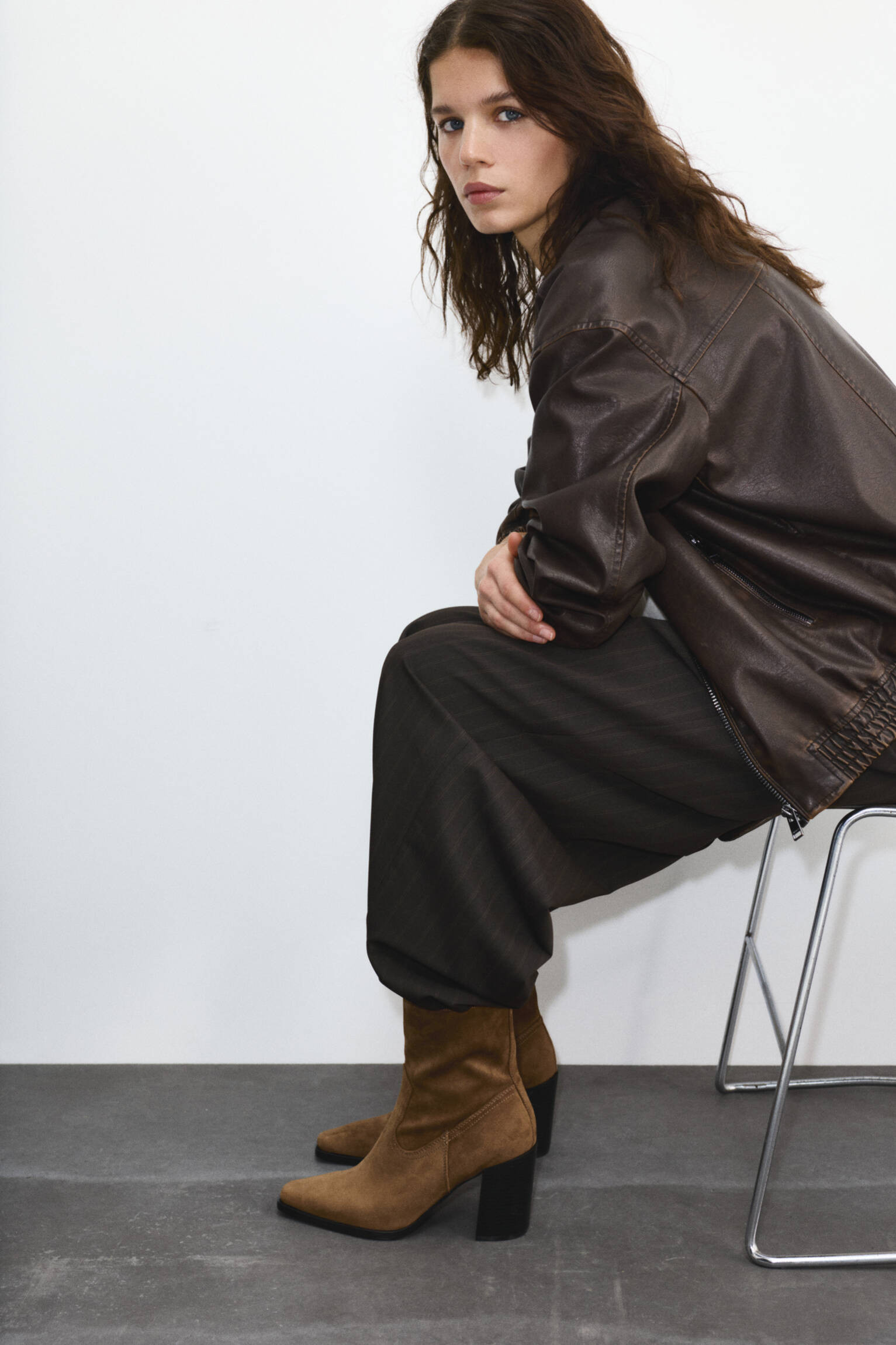 Bottines à talon cowboy - Pull&Bear France | PULL and BEAR FR