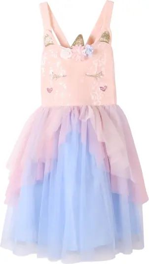 Kids' Sequin Embroidered Tulle Dress | Nordstrom