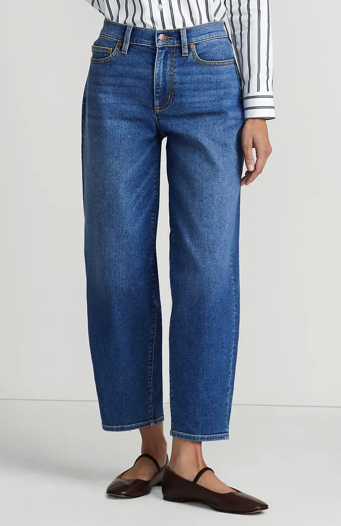 Recover High Rise Barrel Leg Ankle Jeans | Nordstrom