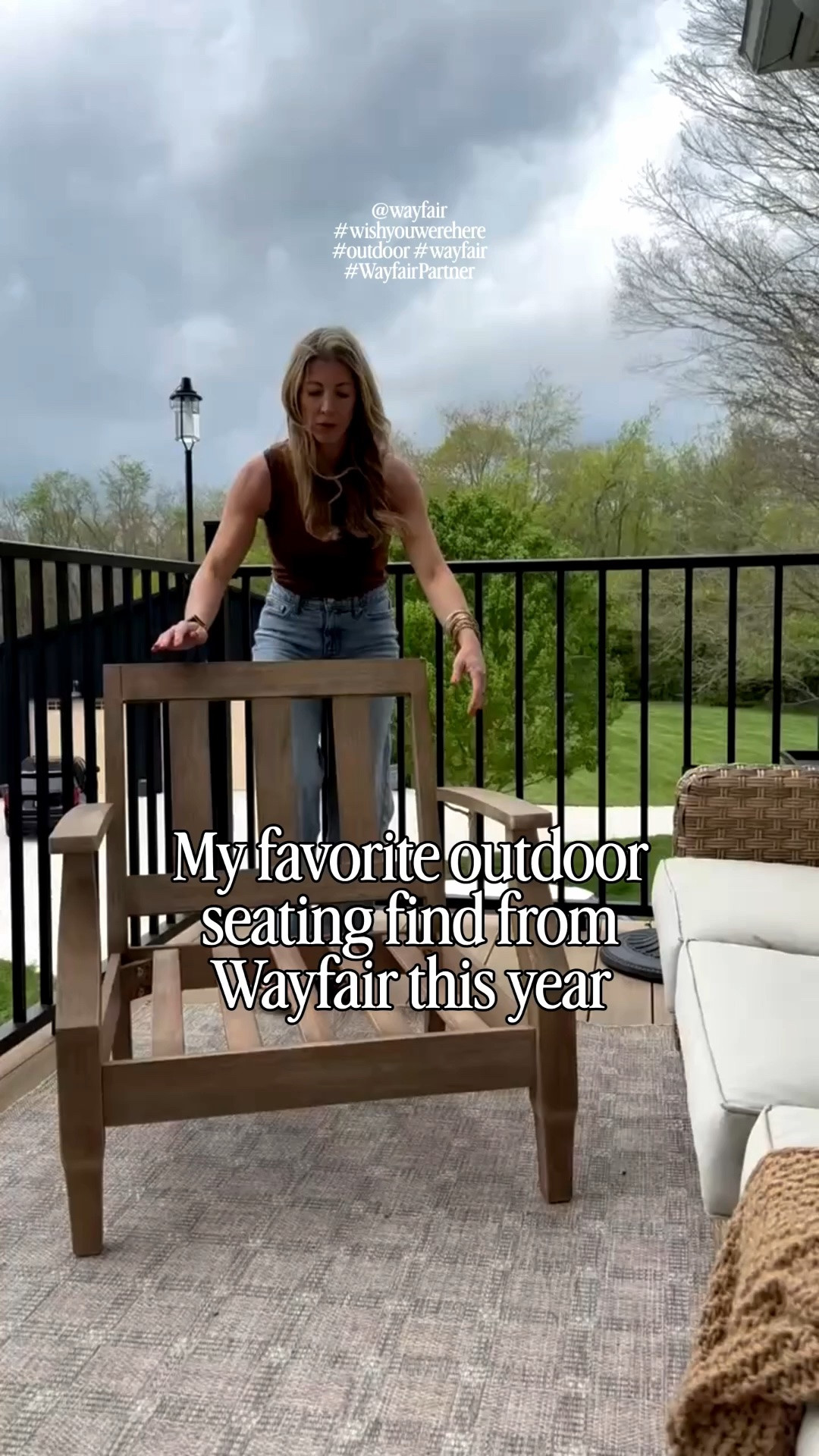 #AD @wayfair This chair was an immediate yes for me. It’s comfortable, timeless, and easily one of my favorite outdoor finds this year.
I’m just as excited about the loungers. They’re eventually headed down by our pond, and I already know they’re going to get a lot of use.
And if you’ve followed me for a while, you know these rugs are a favorite. I’ve purchased them for multiple spaces because they hold up beautifully and instantly make outdoor furniture feel more finished.
Great outdoor seating is what makes you want to spend more time outside, and these pieces check every box for me.
#wishyouwerehere #outdoor #Wayfair #WayfairPartner

#LTKSaleAlert #LTKHome