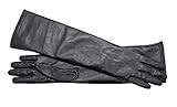 Altezzoso Lunghetta Long Opera Leather Gloves for Women, Eco Friendly Natural Modal Fleece Lined War | Amazon (US)