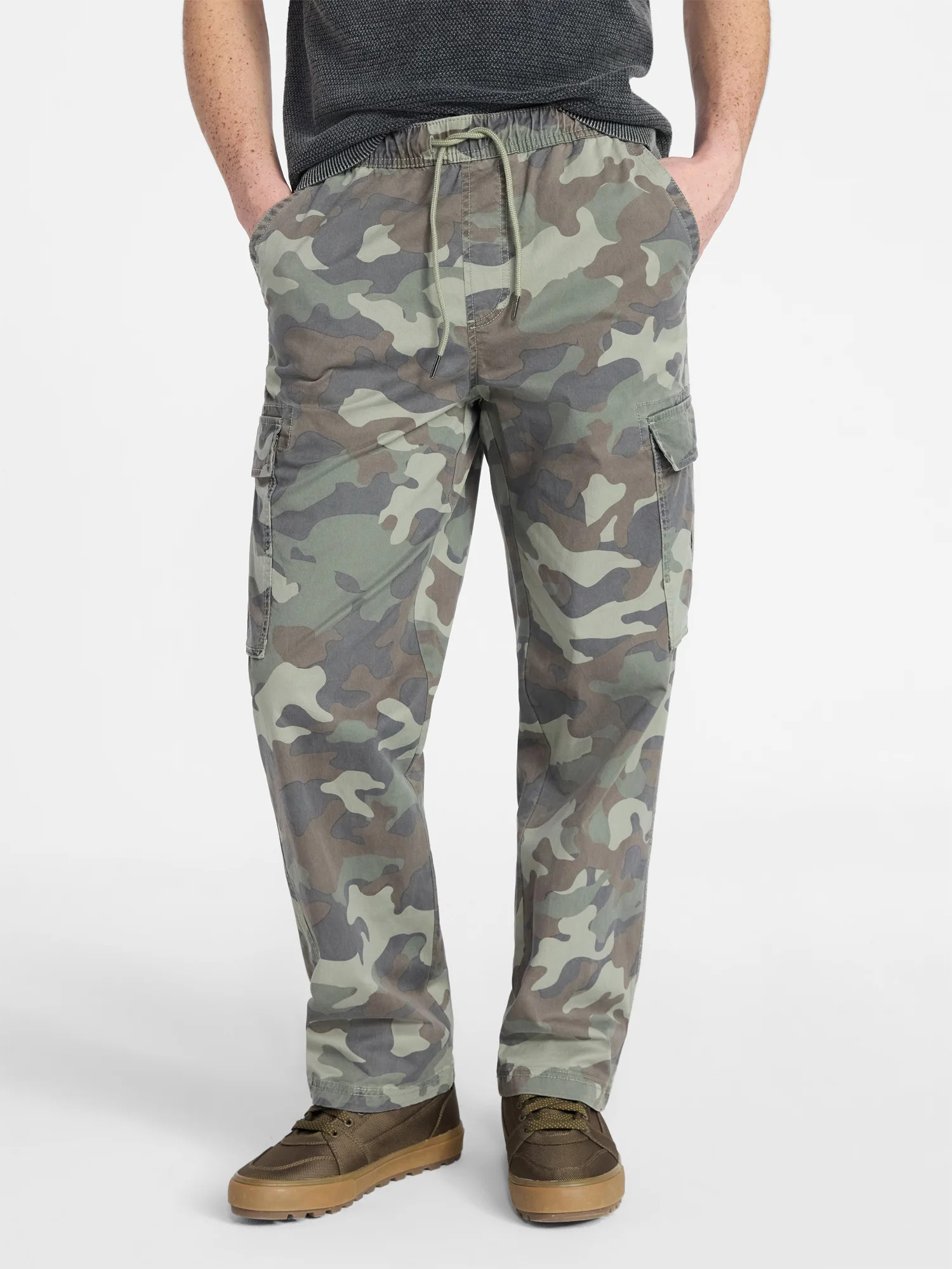 No Boundaries Pantalones Cargo, para Hombre y Tallas Grandes y Altas XS-4XLT | Walmart (US)