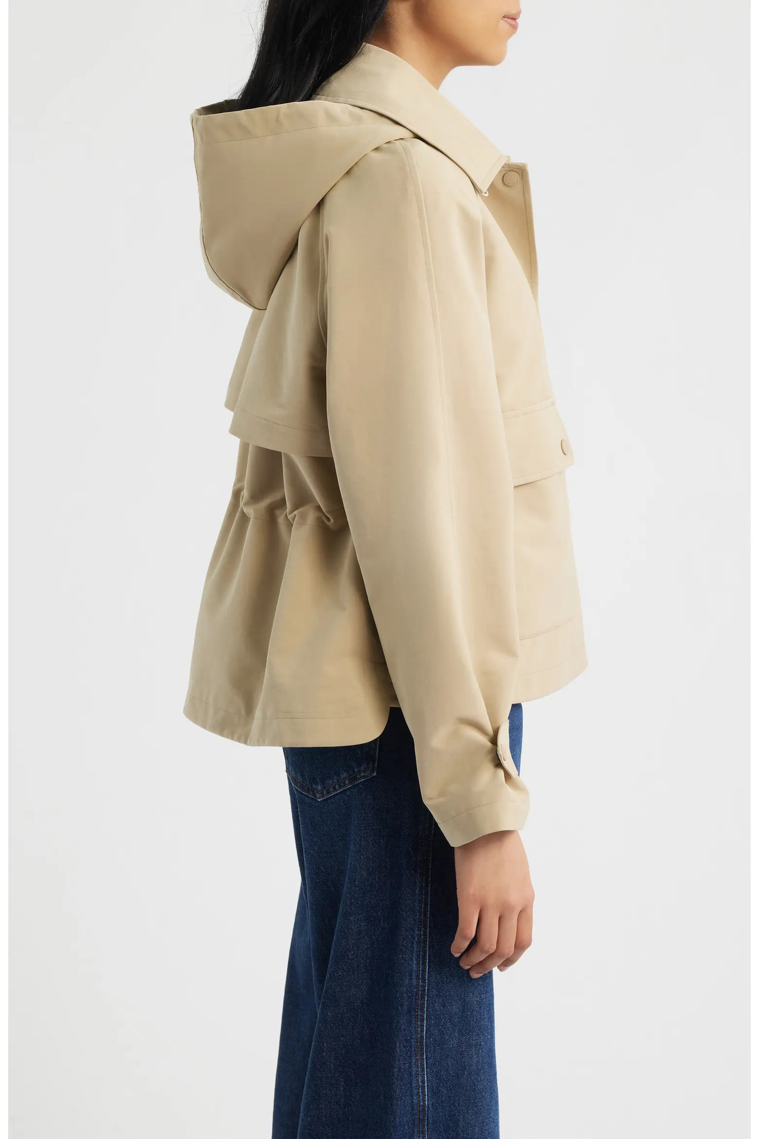 Short Hooded Raincoat (Women) | Nordstrom | Nordstrom