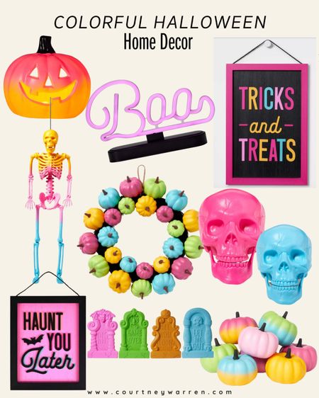 Colorful Halloween decor

Halloween, target home, target finds, Halloween 2023

#LTKSeasonal #LTKstyletip #LTKHalloween