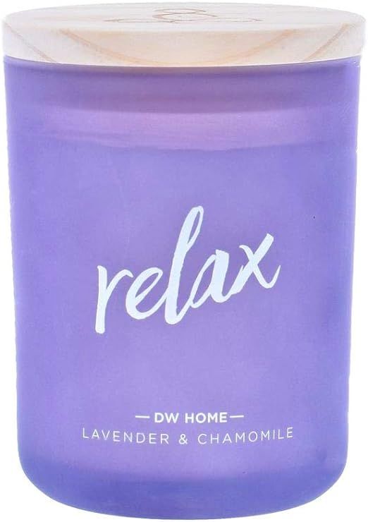 Zen Spa-Style Scented Candle - Relax Theme "Lavender & Chamomile" in Medium Jar with Wooden Lid | Amazon (US)