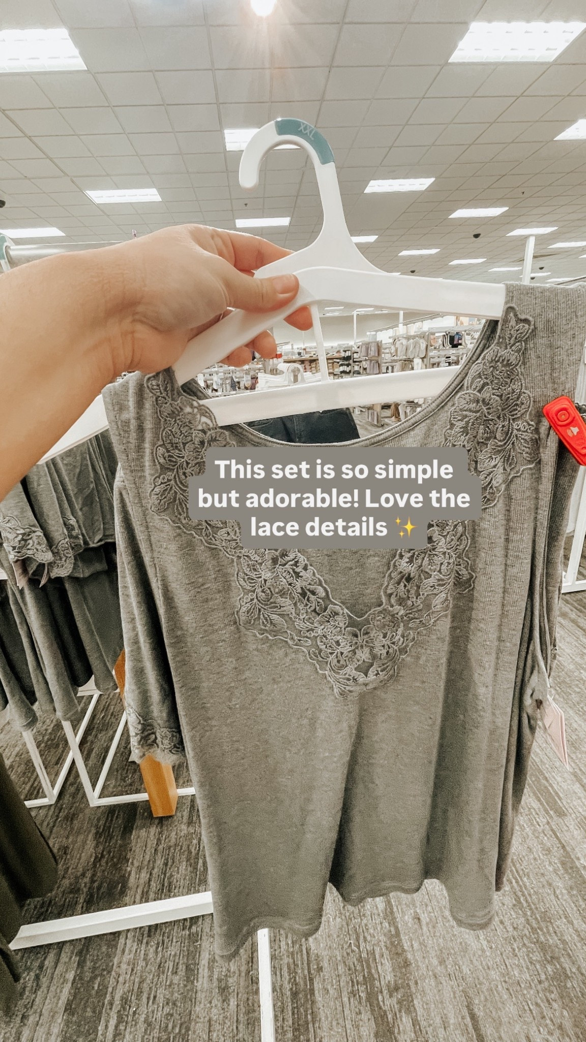 Gray lace set 

#LTKSeasonal #LTKFindsUnder50 #LTKMidsize