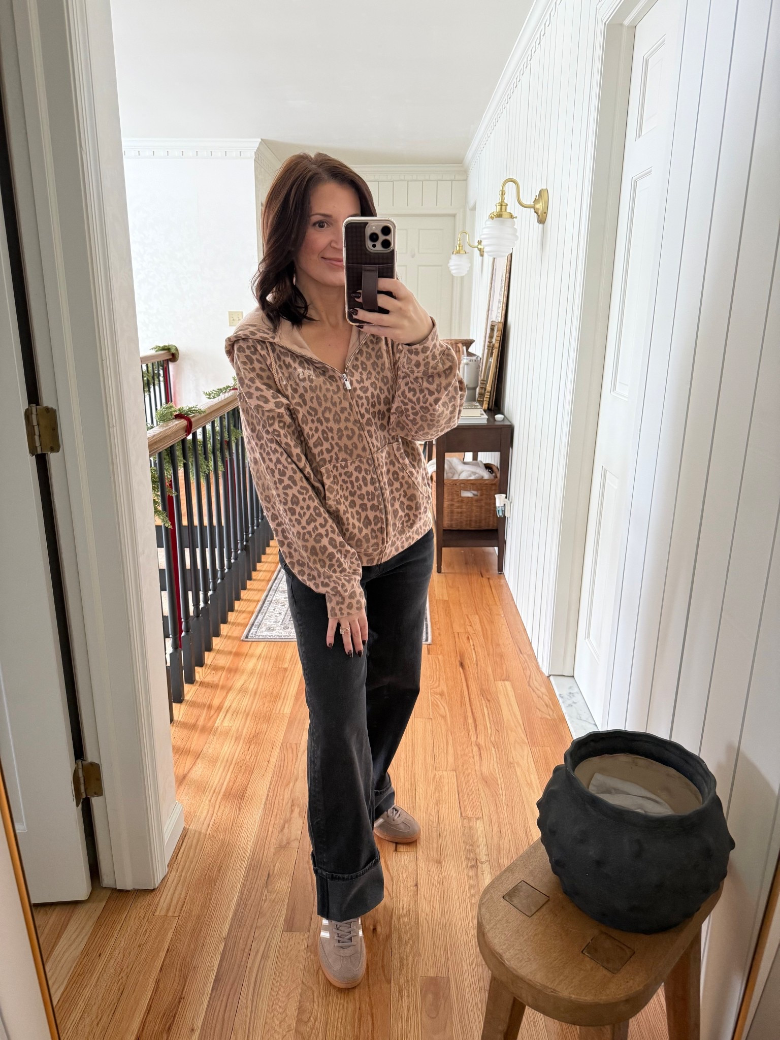 Sweatshirt is a small
Jeans are a 4short
Shoes are kids size 6 = women’s size 8

#LTKootd #LTKPetite