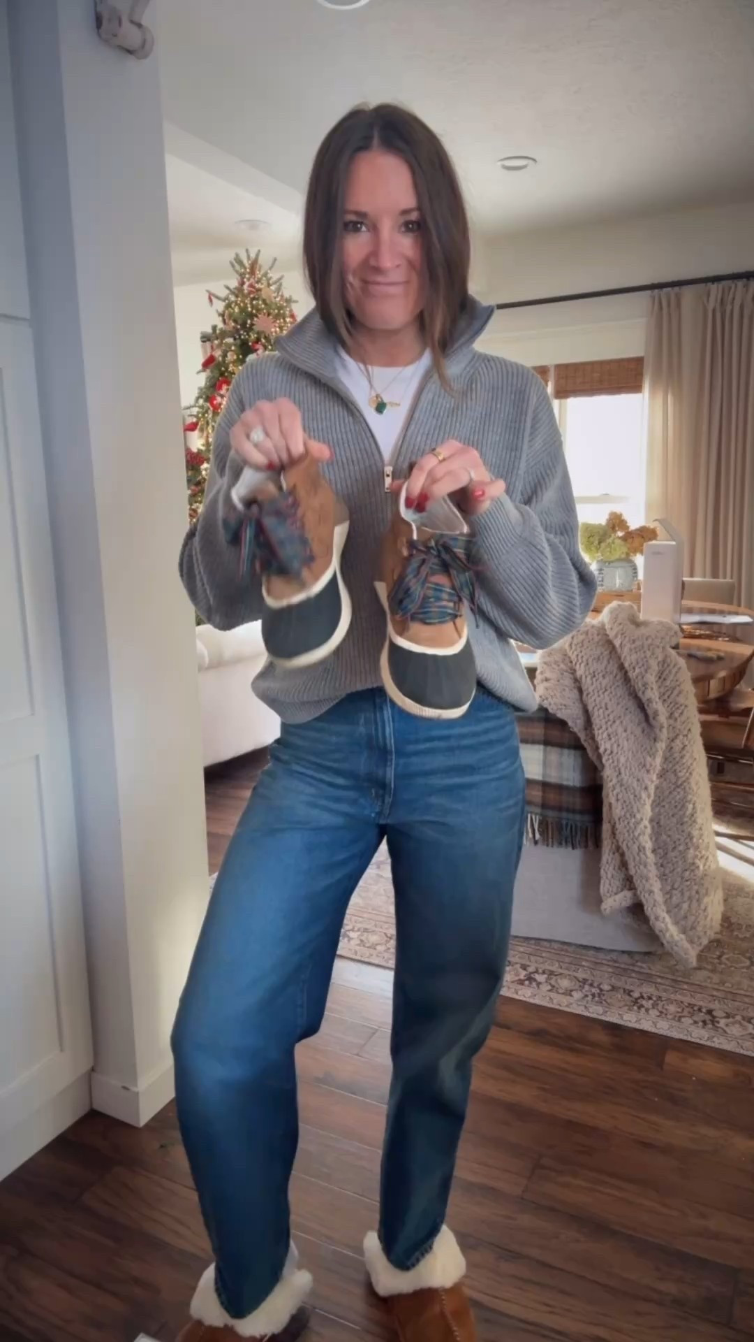 OOTD! Winter casual look I’ve been loving. This green jacket is SO cute and if you live in a cold climate these Sorel boots are must have  

#LTKSeasonal #LTKOver40 #LTKTall