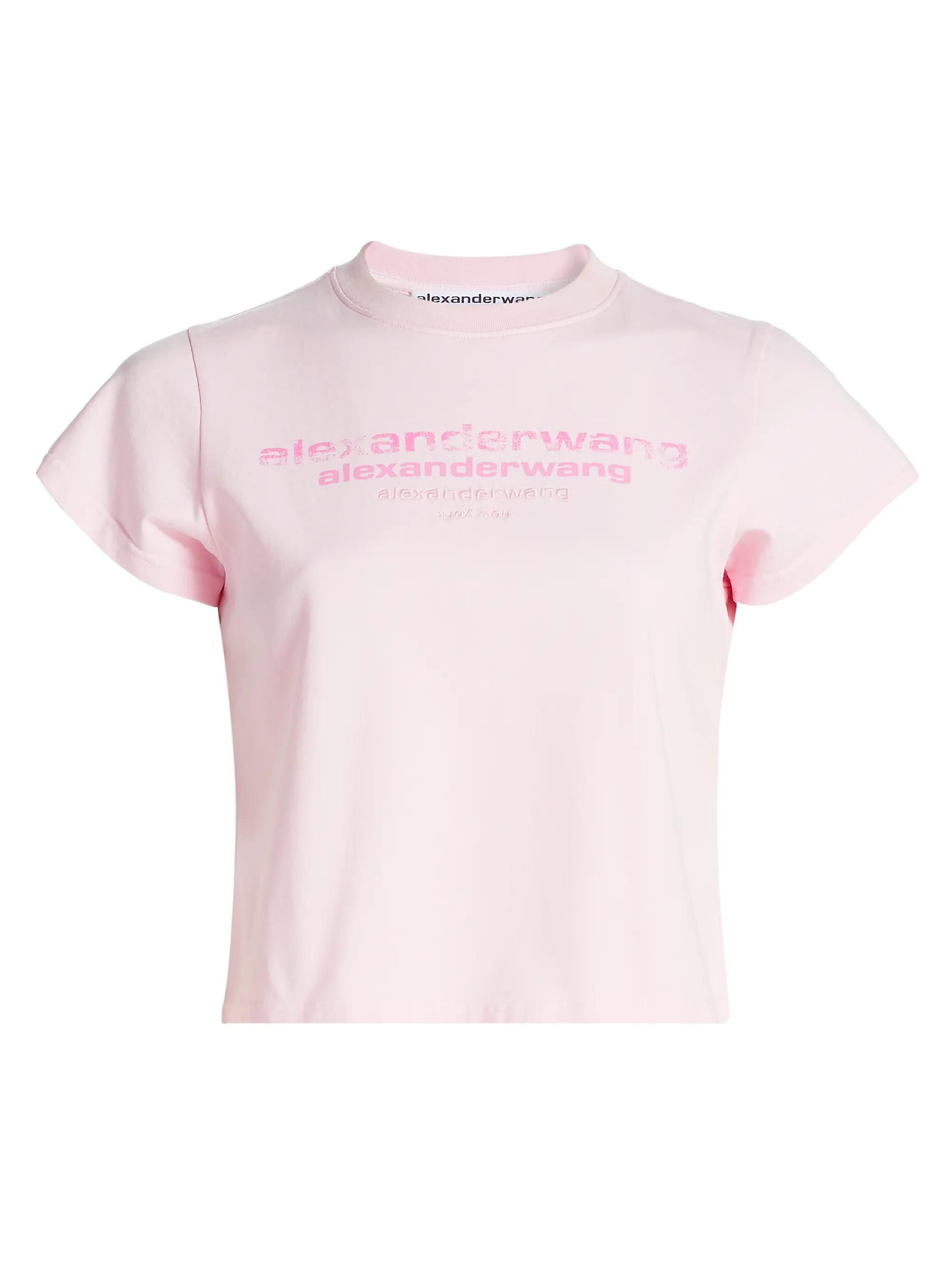 Logo Cotton Shrunken T-Shirt | Saks Fifth Avenue