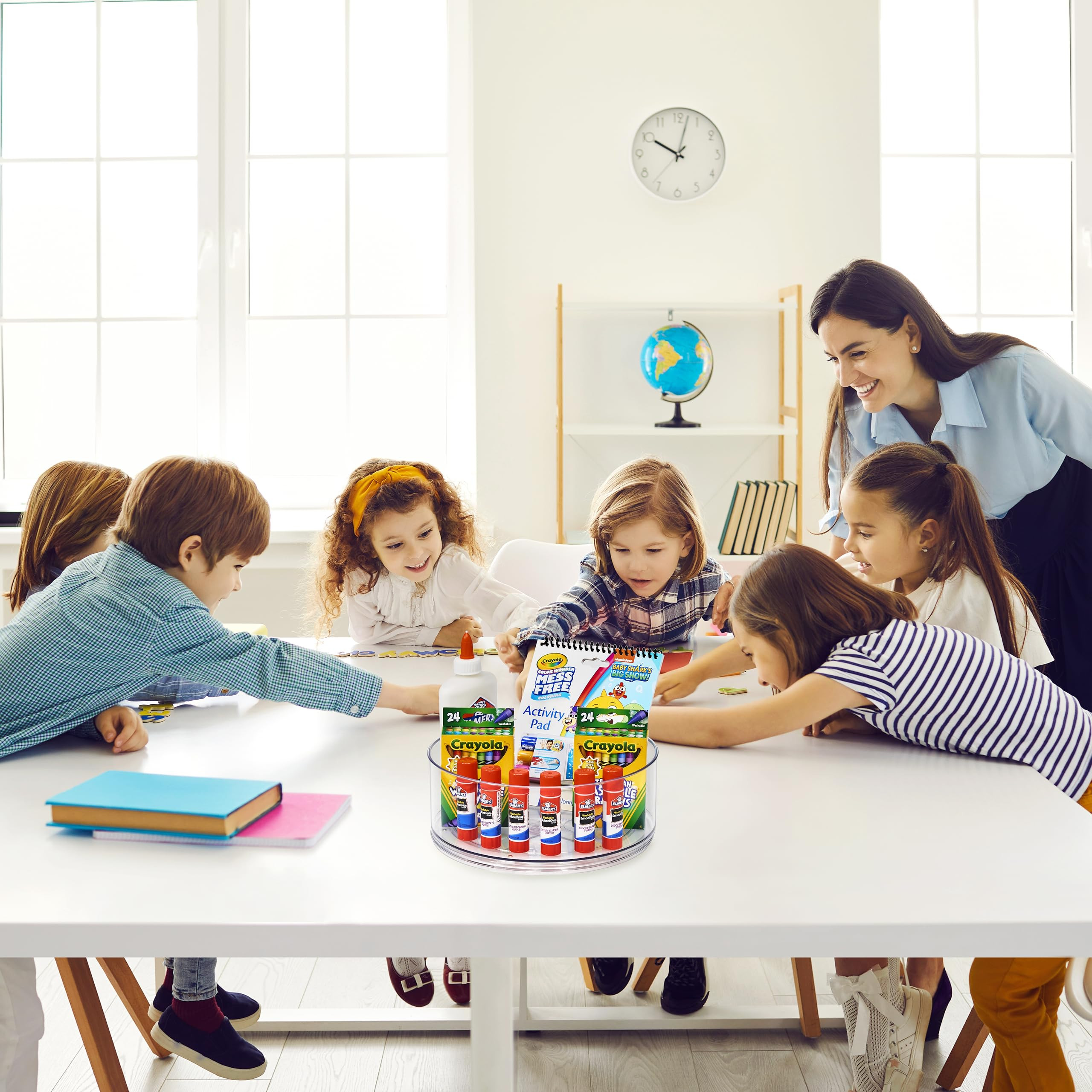 Sorbus 9 Inch Clear Lazy Susan Organizer, Turntable Organizer for Spice Organization for Cabinet,... | Amazon (US)