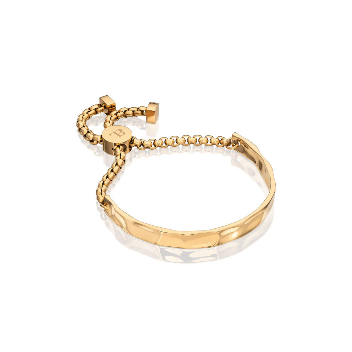 Hammered Bangle (Gold) | Abbott Lyon