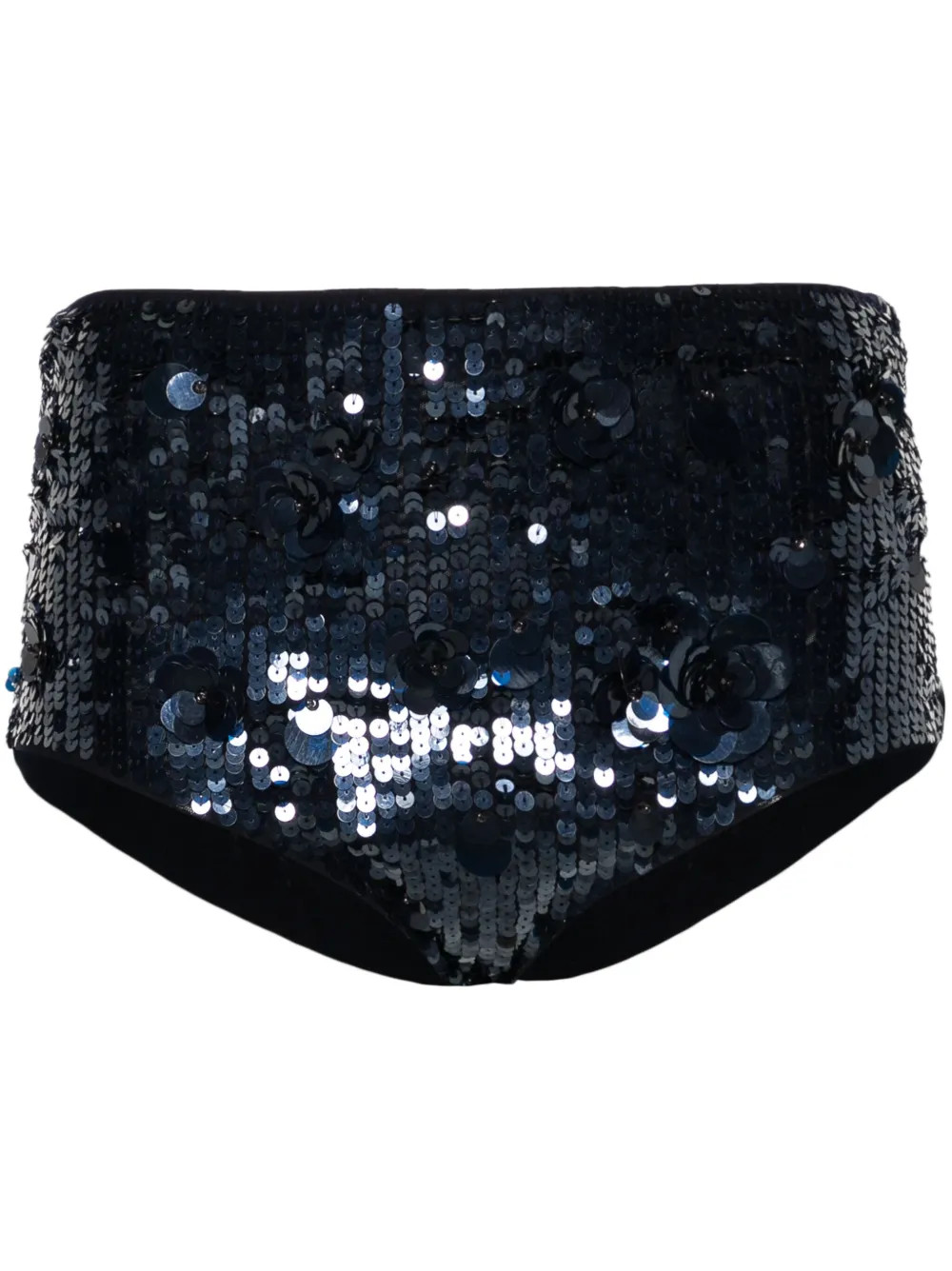 P.A.R.O.S.H. Sequinned Shorts | Blue | FARFETCH | Farfetch Global