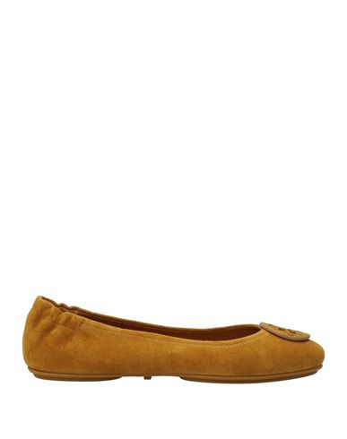 Tory Burch Woman Ballet flats Ocher Size 10 Soft Leather | YOOX (US)