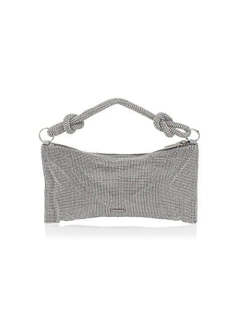 Nano Hera Rhinestone Mesh Shoulder Bag | Saks Fifth Avenue