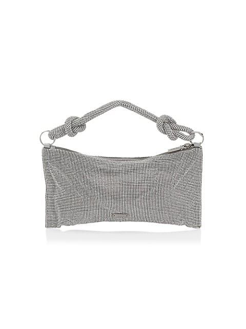 Cult Gaia Nano Hera Rhinestone Mesh Shoulder Bag | Saks Fifth Avenue