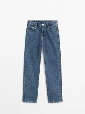 Full Length Jeans mit halbhohem Bund | Massimo Dutti DE