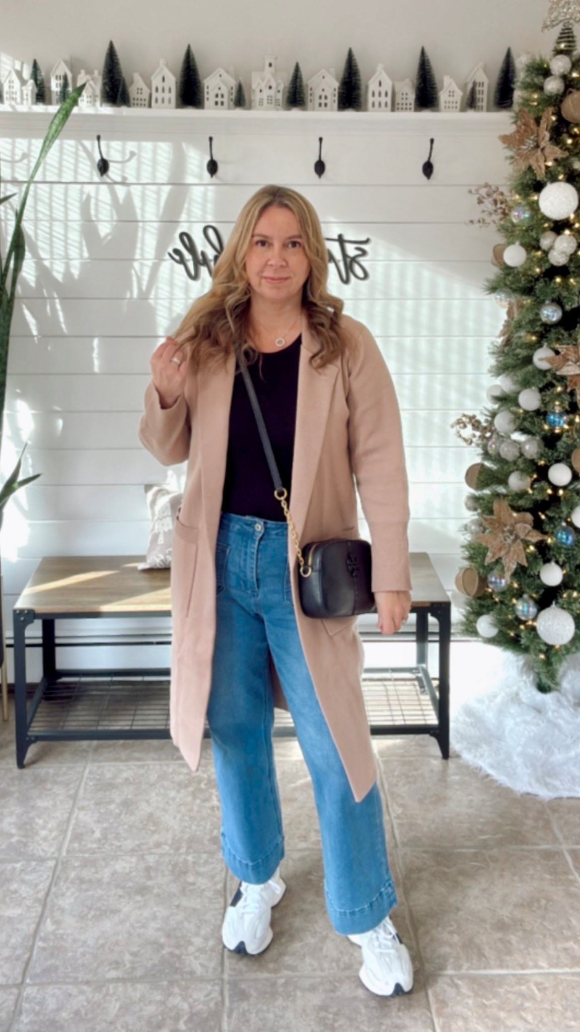 Struggling to dress your 50 year old midsize body. I got you! I'm wearing a medium in the jeans they have some stretch and medium in cardigan
#LTKStyleTip #LTKMidsize


#LTKPetite #LTKSaleAlert #LTKOver40