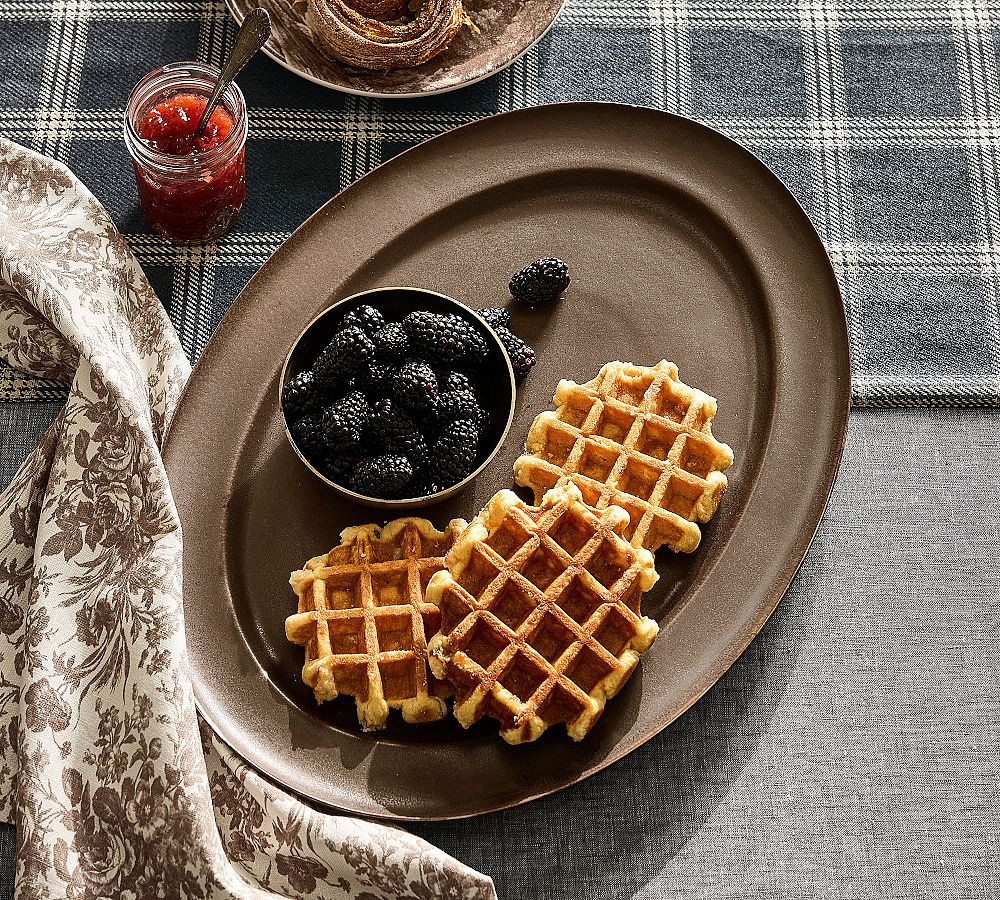 Jackson Stoneware Oval Serving Platter | Pottery Barn (US)