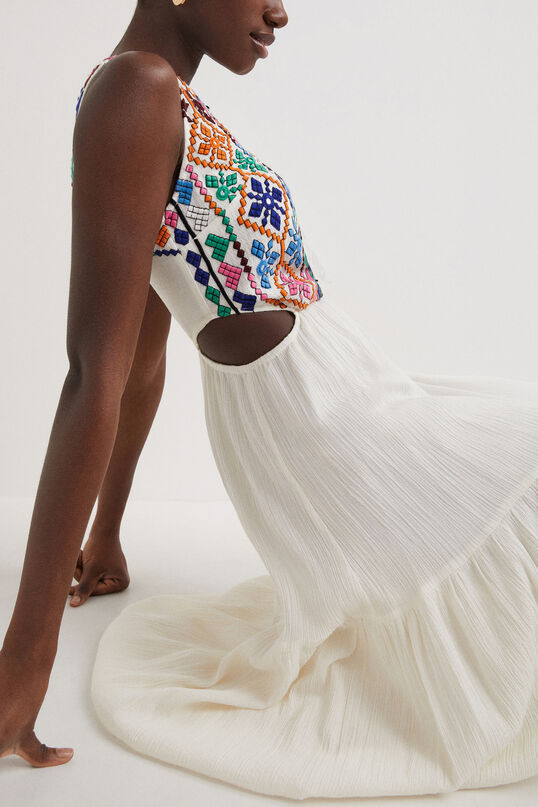 Ethnic cut-out dress | Desigual (UK)