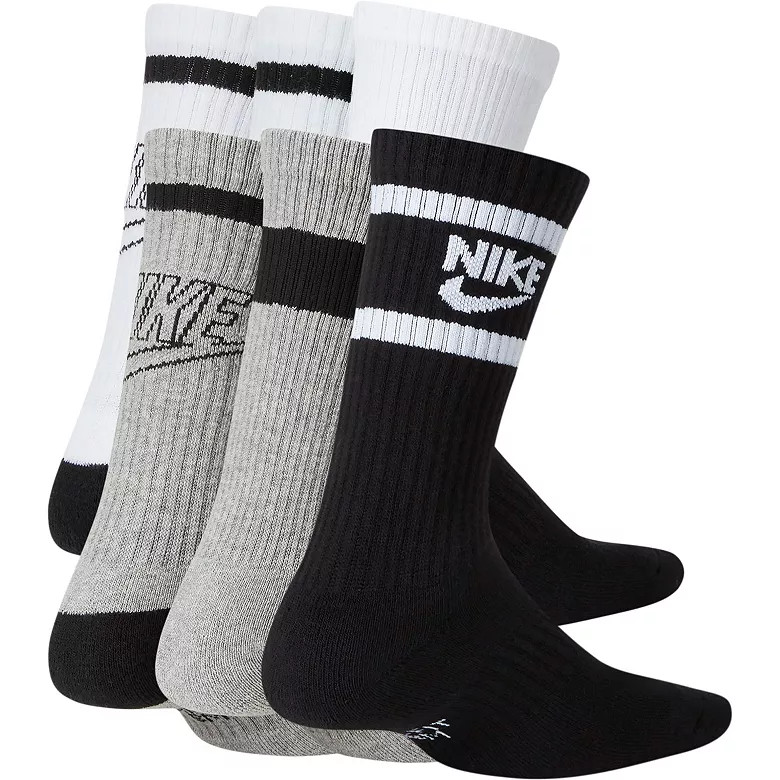 Kids Nike 6-Pack Everyday Cushioned Dri-FIT Crew Socks | Kohl's