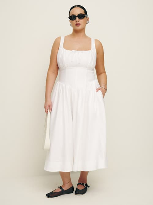 Balia Linen Dress Es | Reformation (Global)