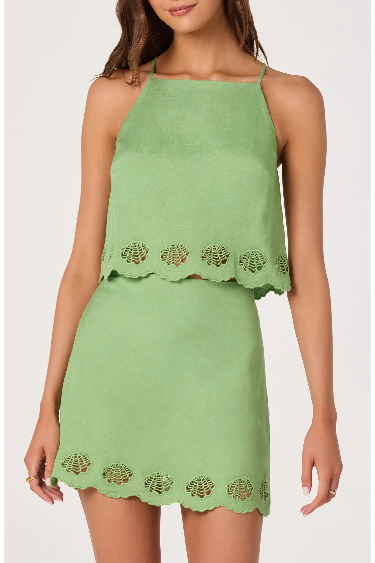 Taniya Crop Embroidered Top (Women) | Nordstrom | Nordstrom