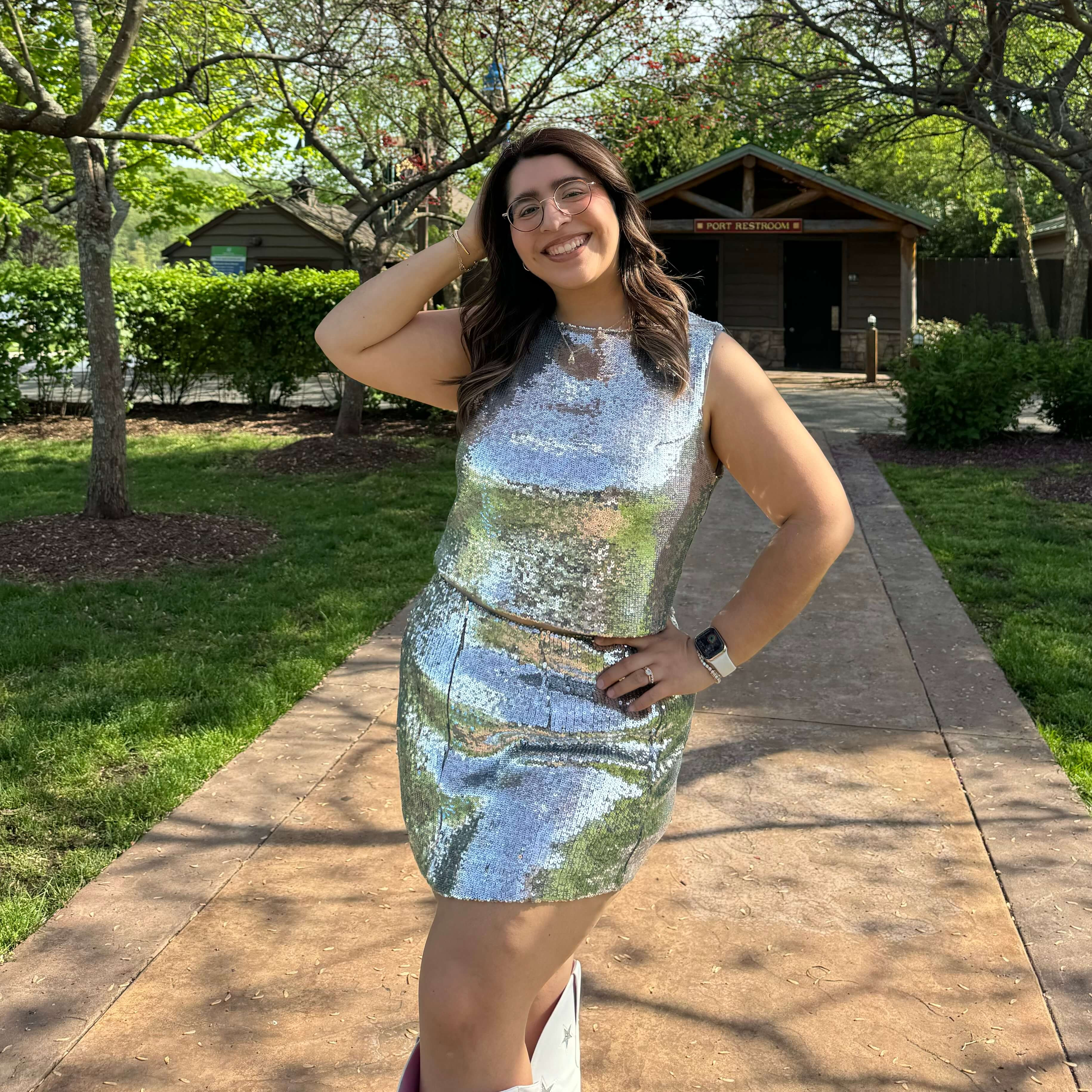 Cool Girl Sequin Top | Shiny by Nature