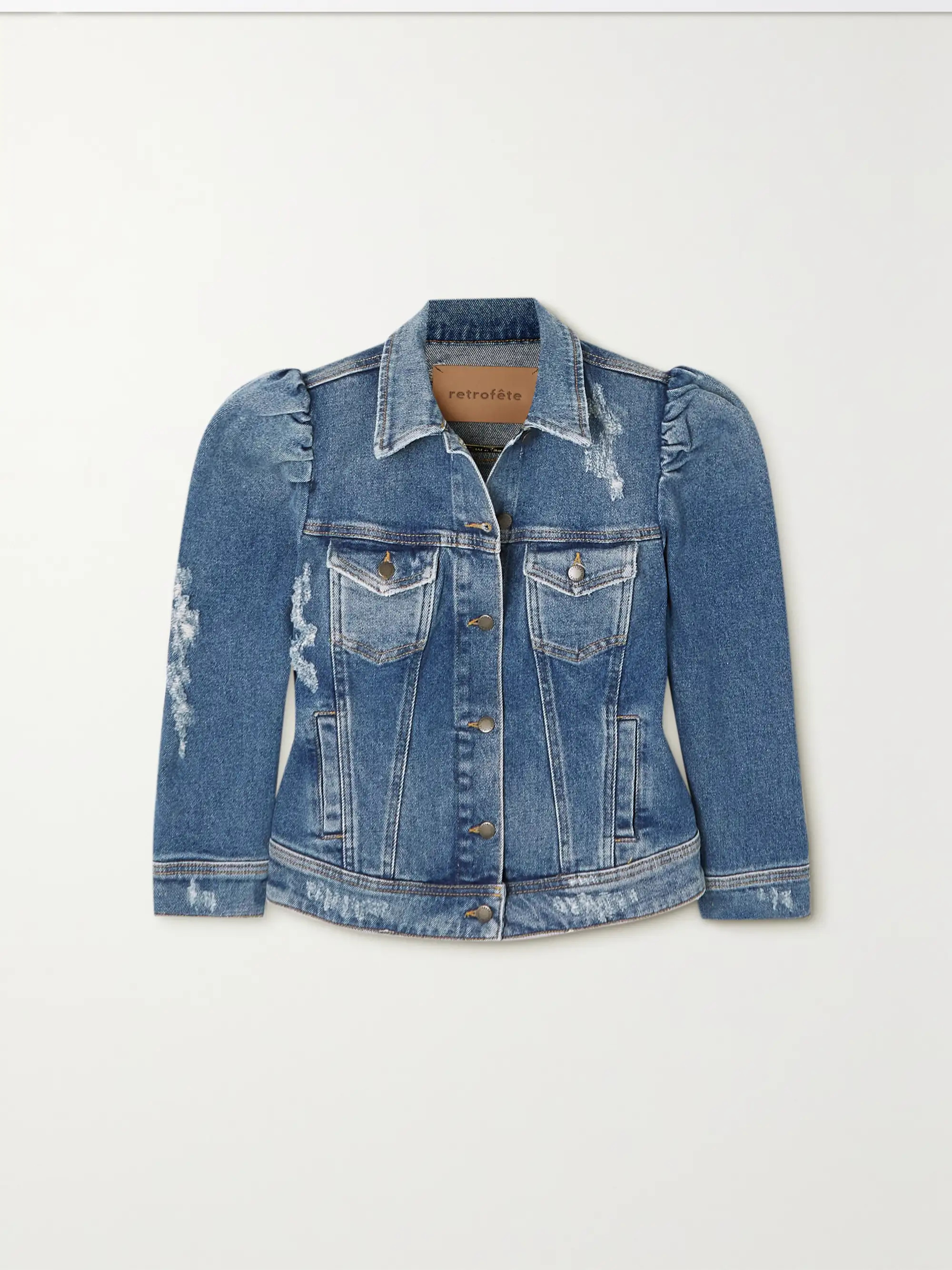 Ada distressed denim jacket | NET-A-PORTER (US)