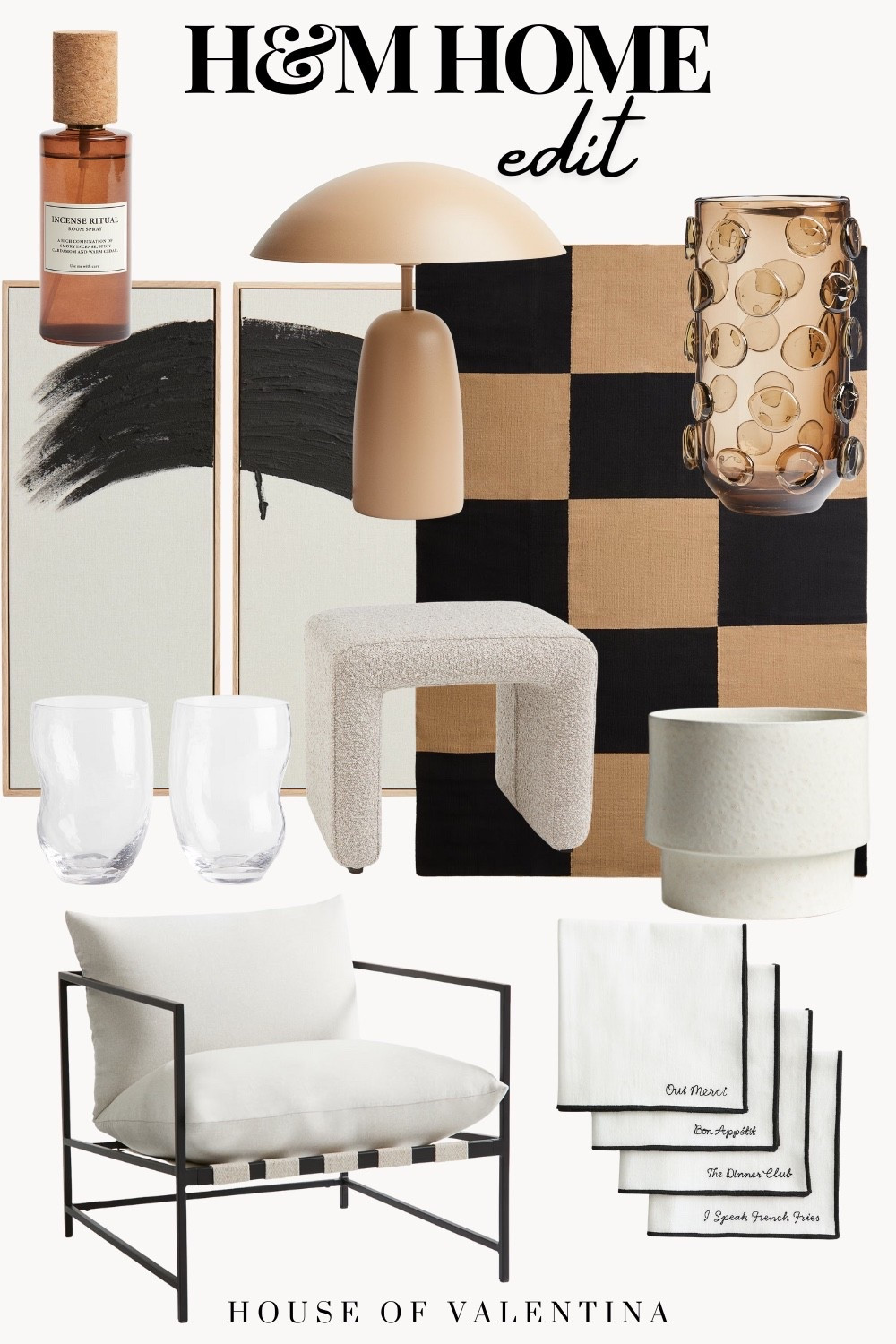 I’m loving the energy of this mood board—it’s where bold luxury meets effortless elegance! Every image I selected ignites a spark: dramatic textures, sculptural furniture, rich tones, and that perfect blend of modern glam and timeless design. I wanted this to feel like stepping into a five-star retreat, where every corner whispers sophistication and every detail makes a statement. Think moody lighting, plush fabrics, and unexpected moments of wow. This isn’t just a design—it’s a full lifestyle vibe. Curated, elevated, unforgettable. Available from H&M Home. 

#LTKHome #LTKStyleTip #LTKSeasonal