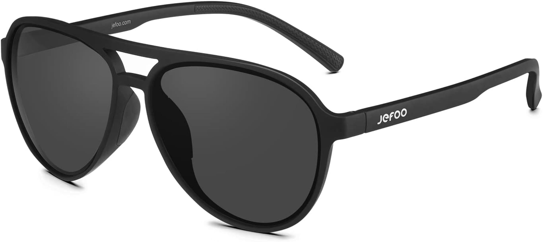 Jefoo Polarized Aviator Sunglasses for Women Men Retro Trendy Sports Sunglasses for Outdoor UV400... | Amazon (US)