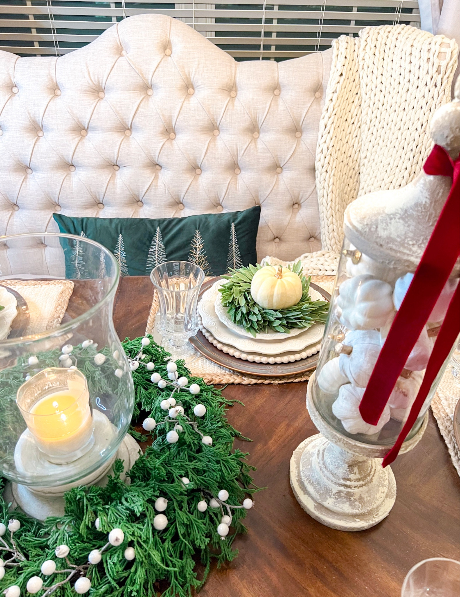 Dinning room table 

#LTKHoliday #LTKhome #LTKSeasonal