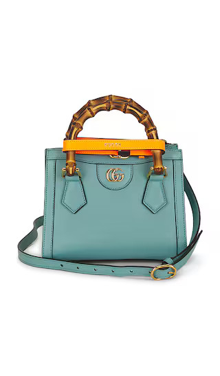FWRD Renew Gucci Mini Diana Tote Bag in Blue. | Revolve Clothing (Global)