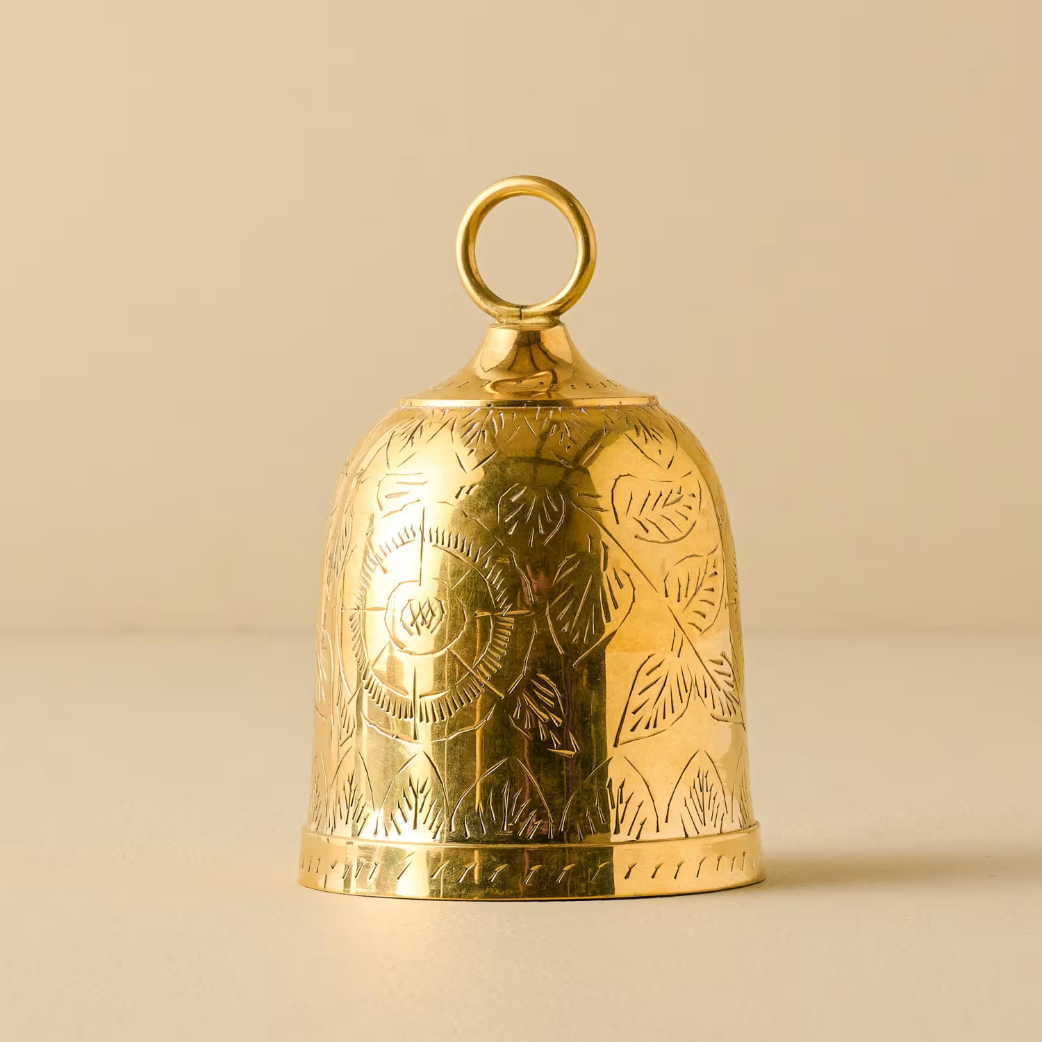 Gigi Etched Brass Bell | Magnolia