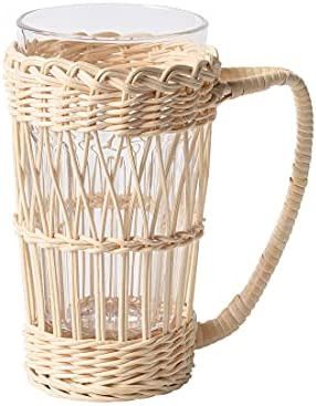 Tilany Glass Coffee Mug - Tea Cup with Handle - 14 oz Extra Large Coffee Cappuccino Cup - Crystal... | Amazon (US)