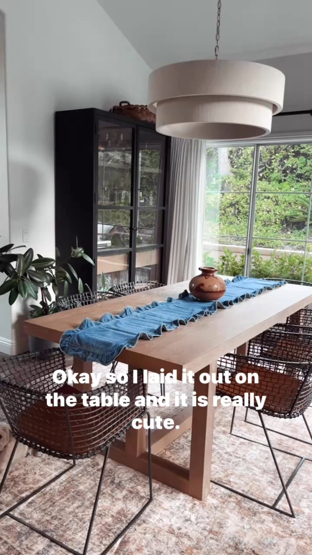 Fall tablescape coming together! Love this denim table runner from Walmart! It will make a great base for my fall table. 

#falldecor #thanksgivingtable #tablerunner 

#LTKHome #LTKSaleAlert #LTKSeasonal