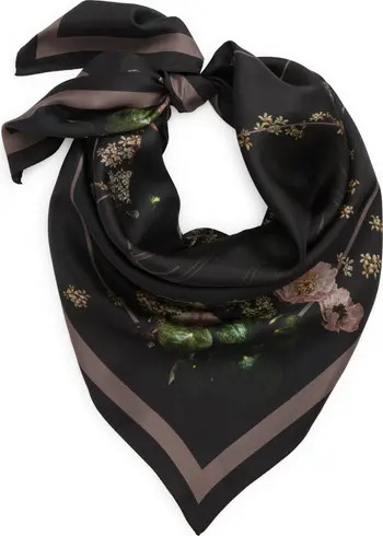 AllSaints Asago Silk Square Scarf | Nordstrom | Nordstrom