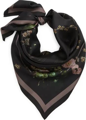 AllSaints Asago Silk Square Scarf | Nordstrom | Nordstrom