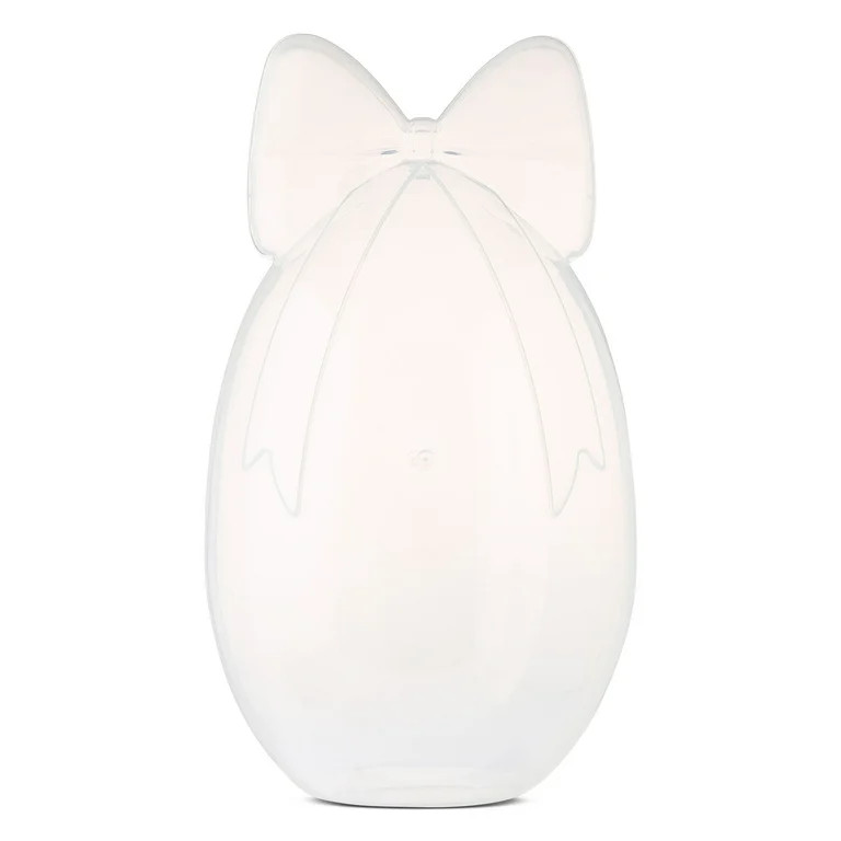 Jumbo Egg with Bow Container, Clear, 16", Easter by Way To Celebrate | Walmart (US)