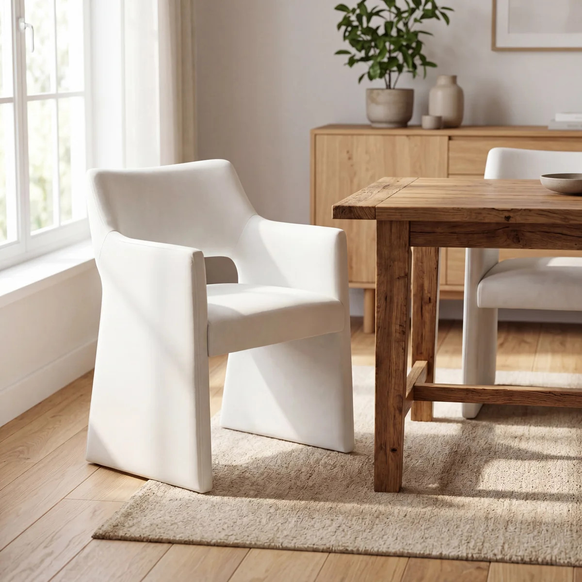 Camillo Modern Velvet Dining Armchair Contemporary Upholstered Dining Chairs With Armrests For Ki... | Wayfair North America